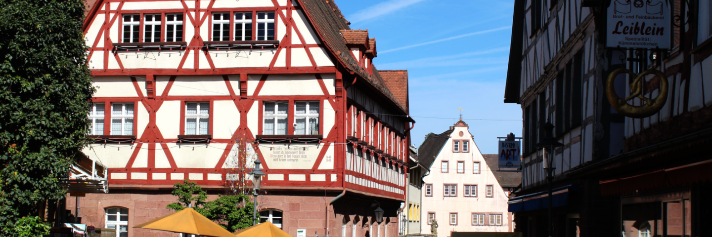 Das historische Rathaus in Walldürn.