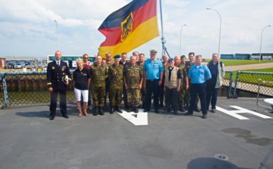 Veranstaltung: 05.07.2014, Reservistenkameradschaft Wandsbek, Familienausfahrt mit der Fregatte Hamburg in Wilhelsmhaven 