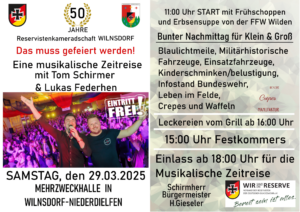Flyer zum Jubiläum 50 Jahre RK Wilnsdorf