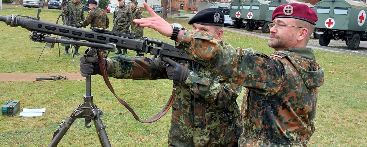 Ausbildung Fliegerabwehr der Reservisten im Weserbergland