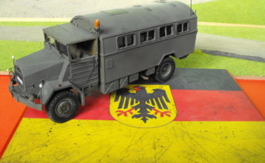 MAN G-398 Inst Koffer 3t, gl, Küchenwagen, Spitzname Nato-Ziege, nicht sonderlich beliebt, störrisches Biest, 1:35 