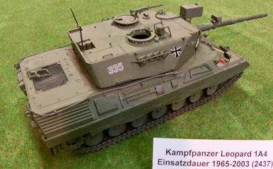 Kampfpanzer Leopard 1A4, langgestreckten A3 Turm, 105 mm L51, 2 MG, geschweißter Turm 