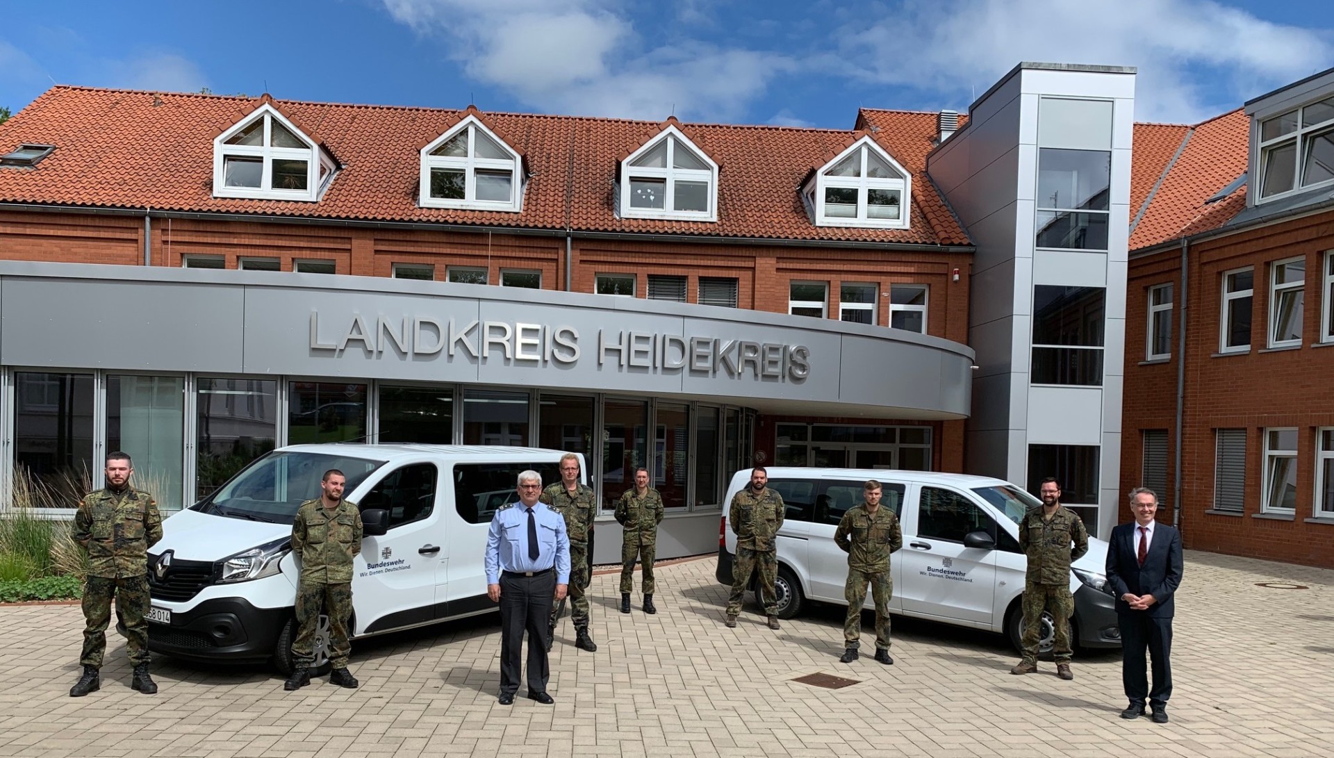 Bundeswehr unterstützt HK mit einem mobilen Einsatzteam