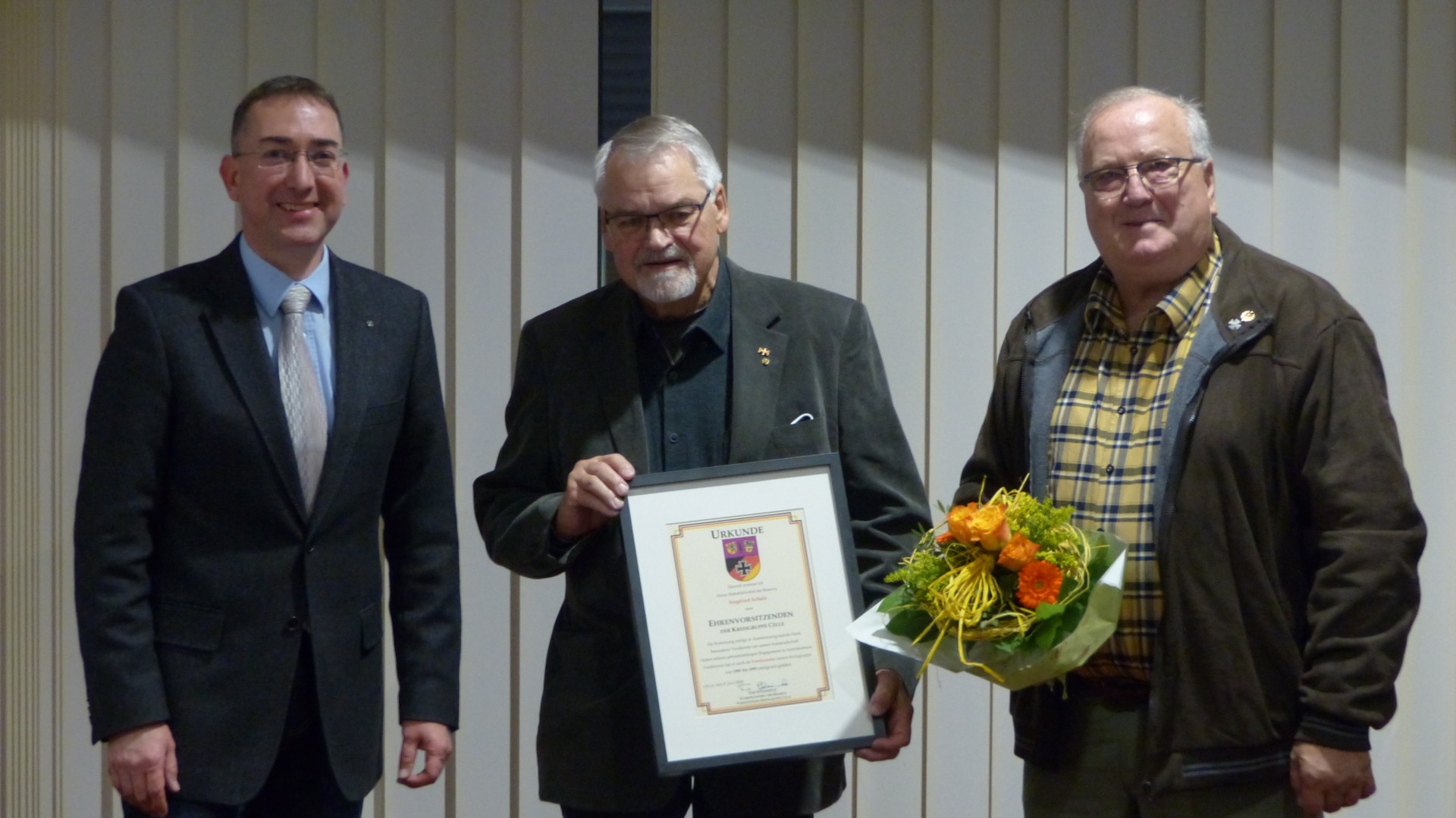 Ernennung Ehrenvorsitzender Kreisgruppe Celle