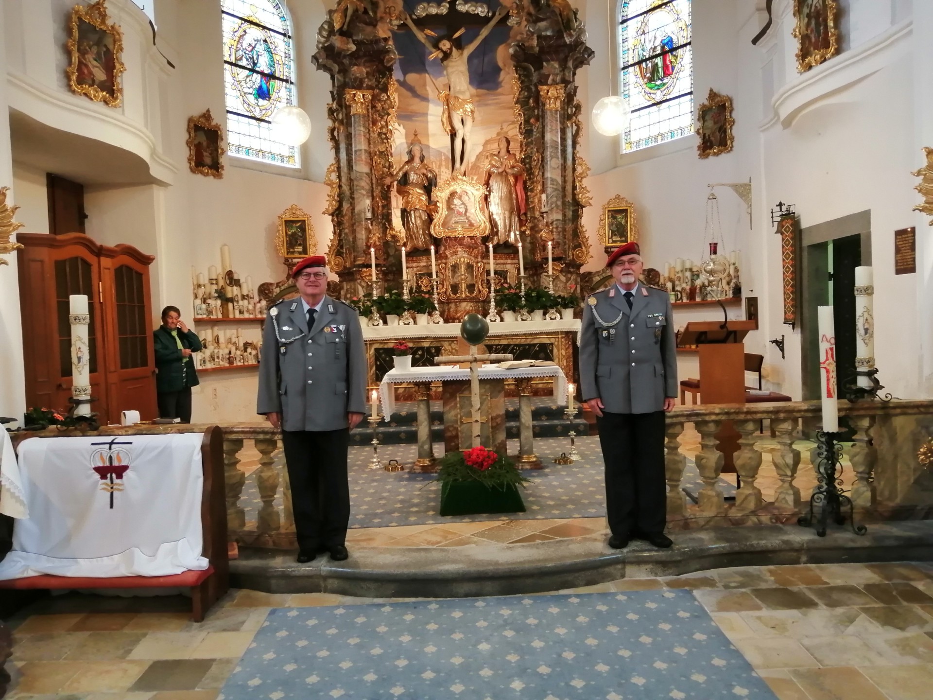 als Beispiel ein Foto vom Kriegerjahrtag in Schwarzach