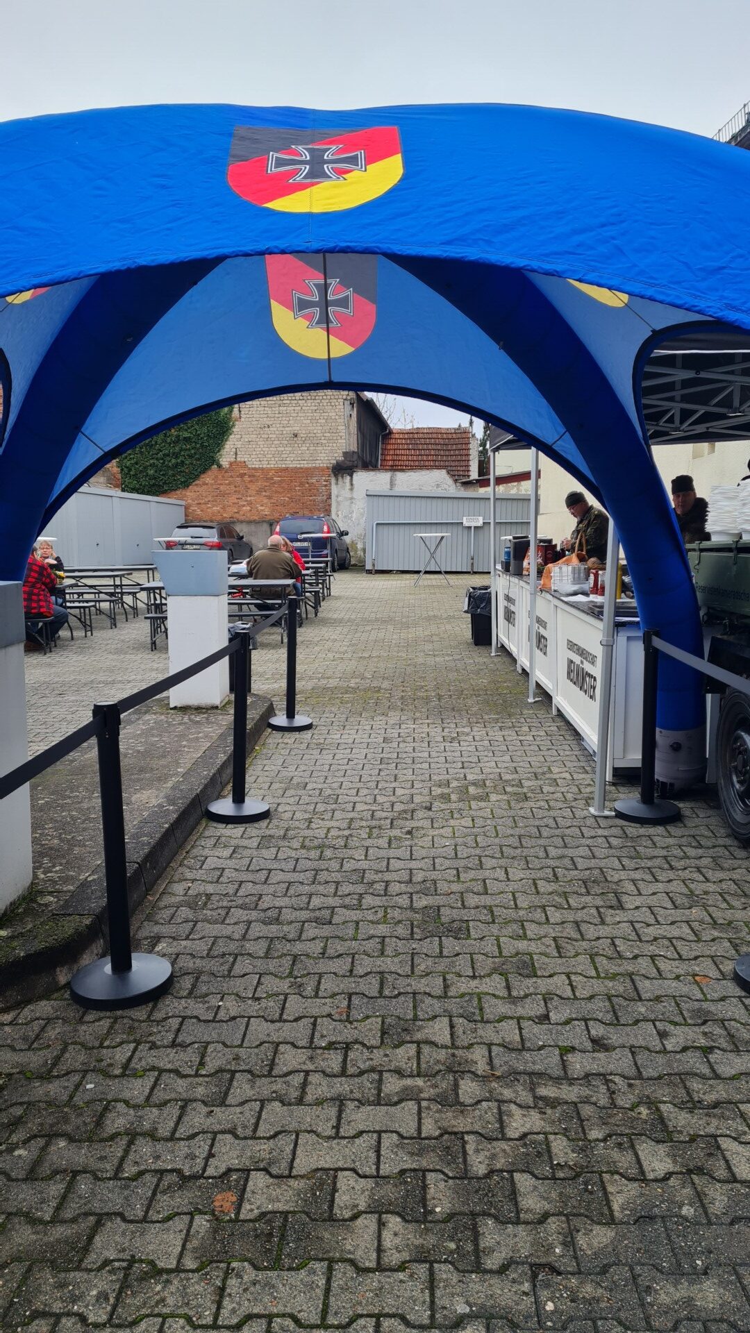 Erbseneintopf und Glühwein - Martinimarkt 2023 - Reservistenverband